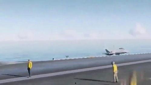 飞机降落航母失败视频,揭秘惊心动魄的紧急迫降过程